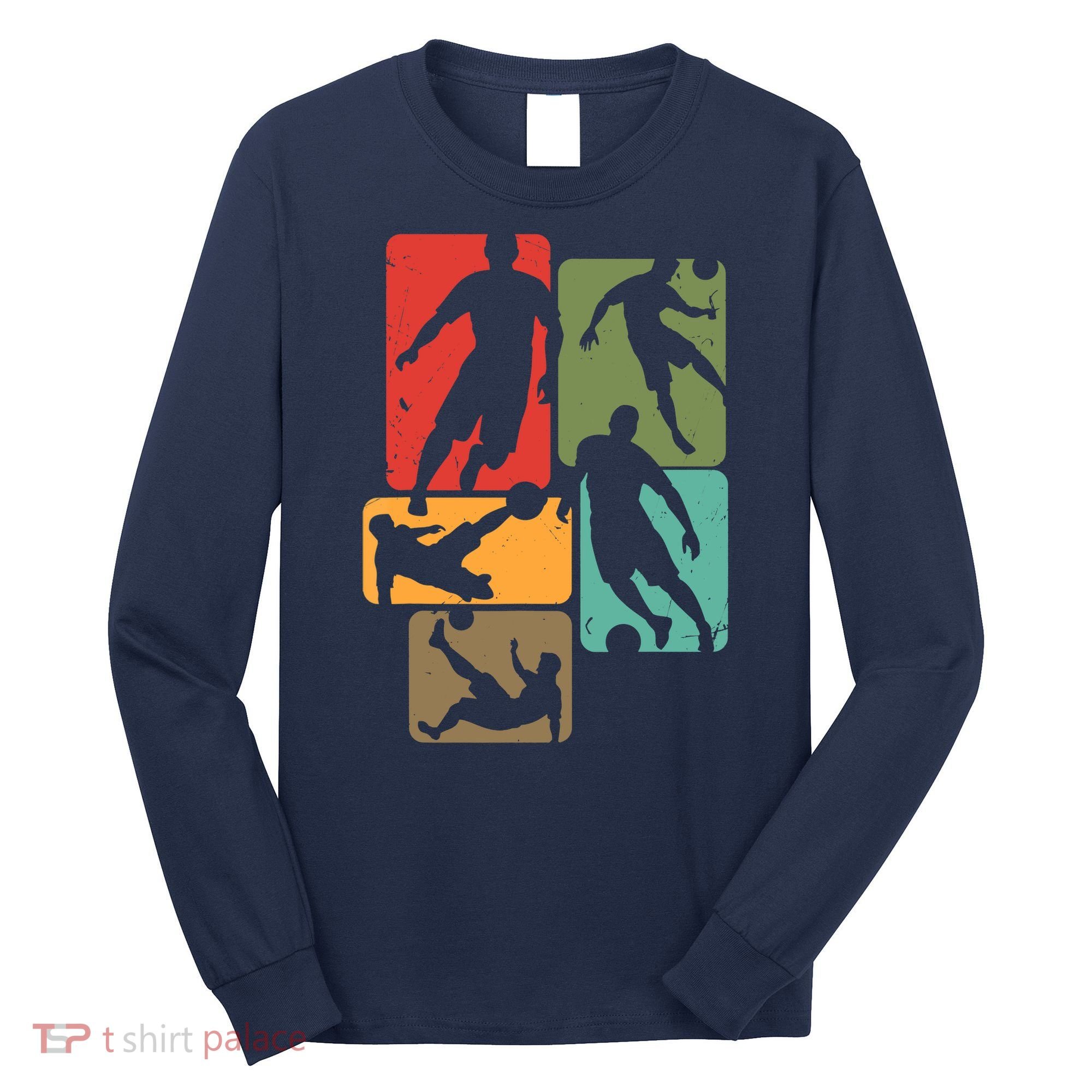 Soccer For Soccer Player | Retro Boys Soccer Long Sleeve Shirt