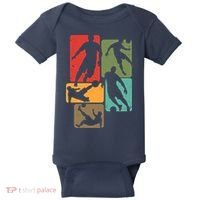 Soccer For Soccer Player | Retro Boys Soccer Baby Bodysuit thumb 0
