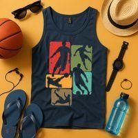Soccer For Soccer Player | Retro Boys Soccer Tank Top thumb 4