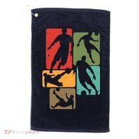Soccer For Soccer Player | Retro Boys Soccer Golf Towel thumb 0
