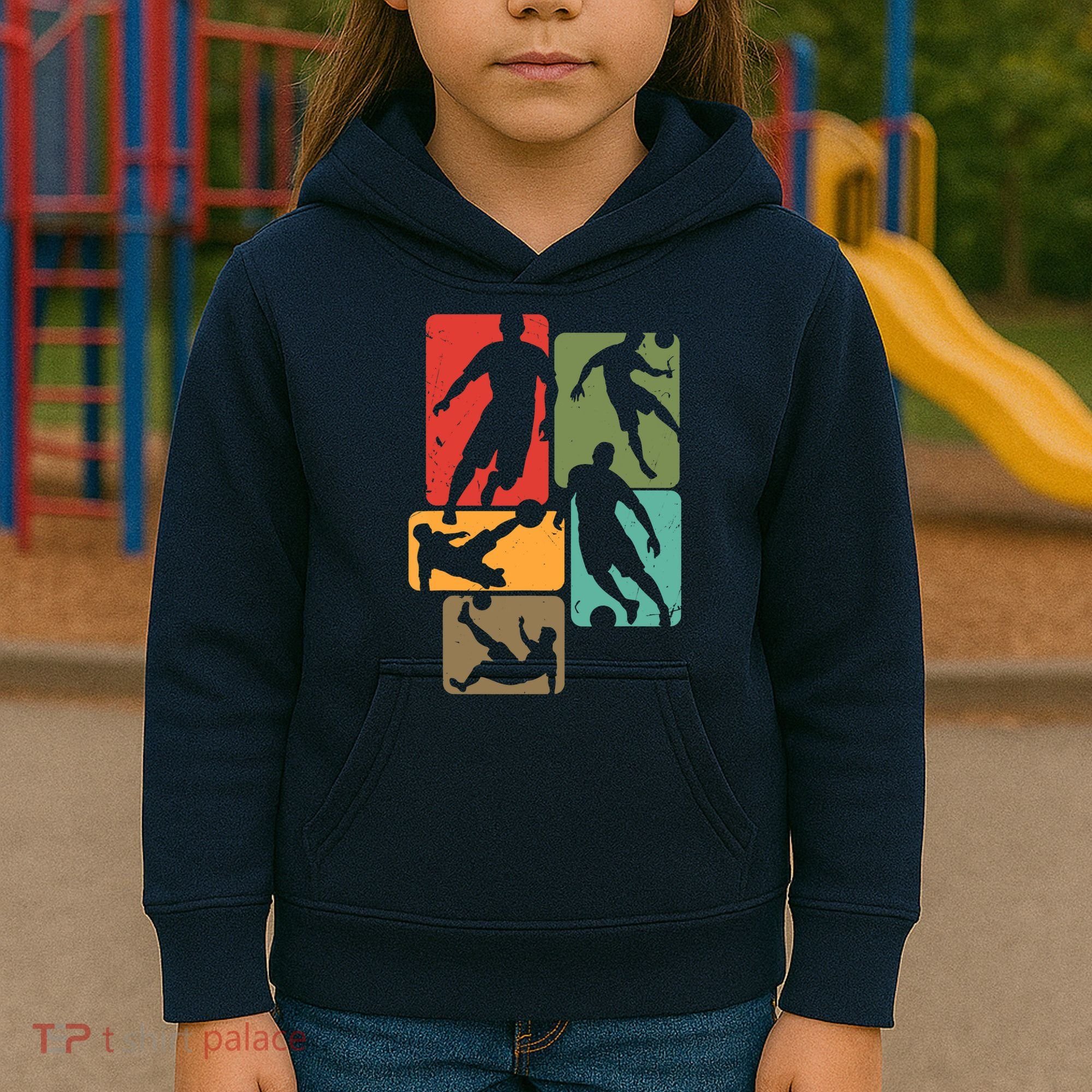 Soccer For Soccer Player | Retro Boys Soccer Kids Hoodie