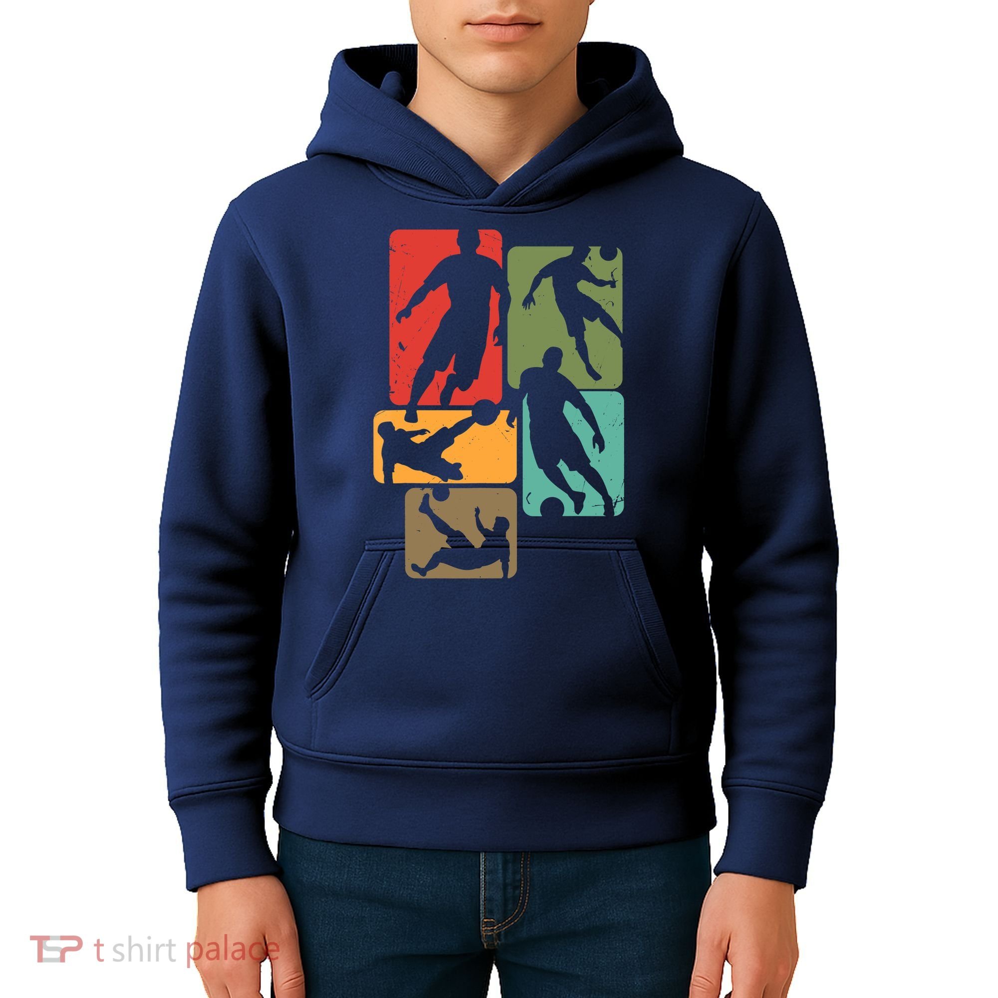 Soccer For Soccer Player | Retro Boys Soccer Kids Hoodie