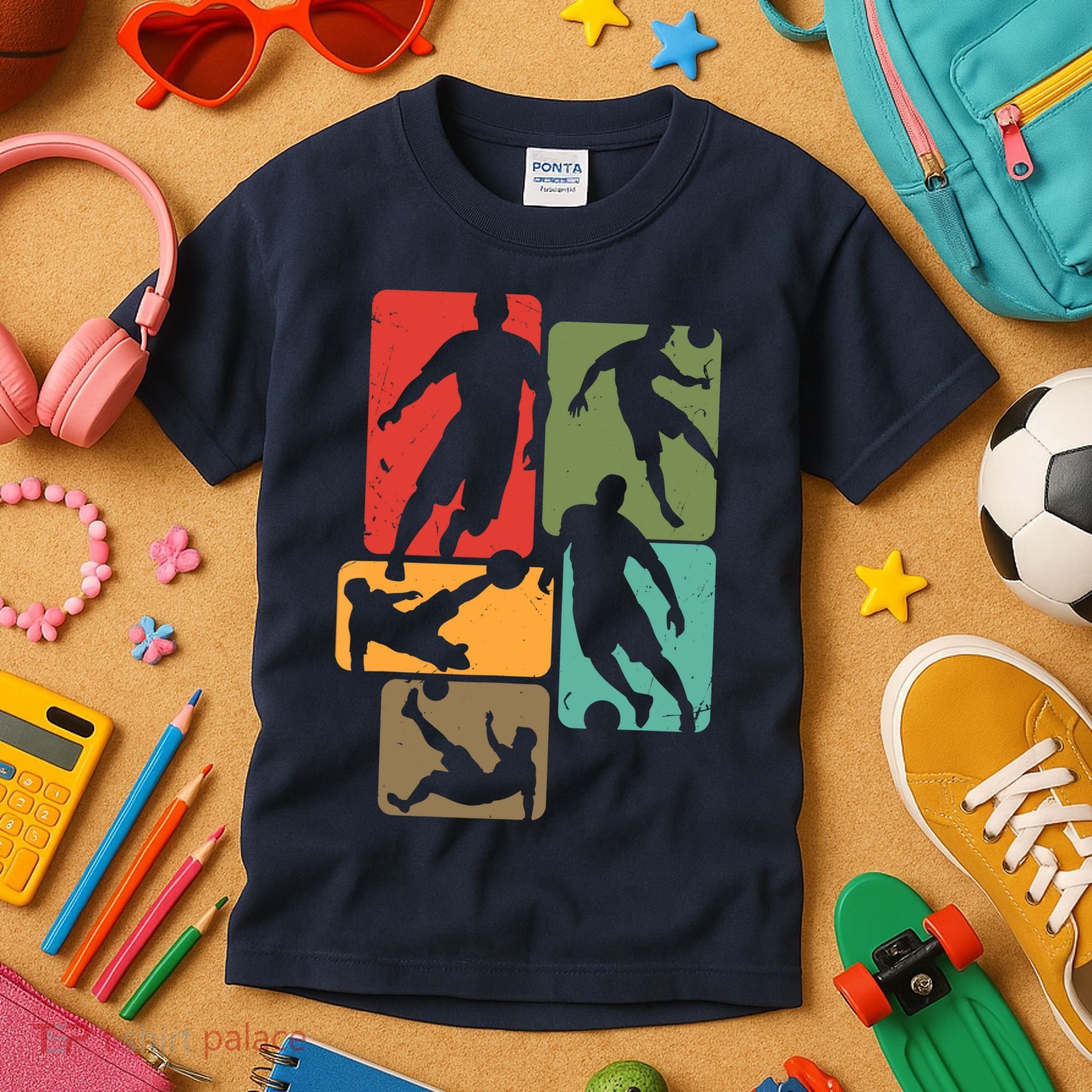 Soccer For Soccer Player | Retro Boys Soccer Kids T-Shirt