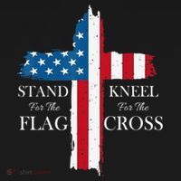 Stand For The Flag Kneel For The Cross Sweatshirt thumb 3