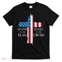 Stand For The Flag Kneel For The Cross T-Shirt thumb 0