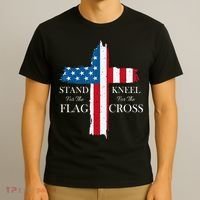 Stand For The Flag Kneel For The Cross T-Shirt thumb 3