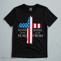 Stand For The Flag Kneel For The Cross T-Shirt thumb 5