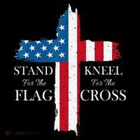 Stand For The Flag Kneel For The Cross Women's Hoodie thumb 2