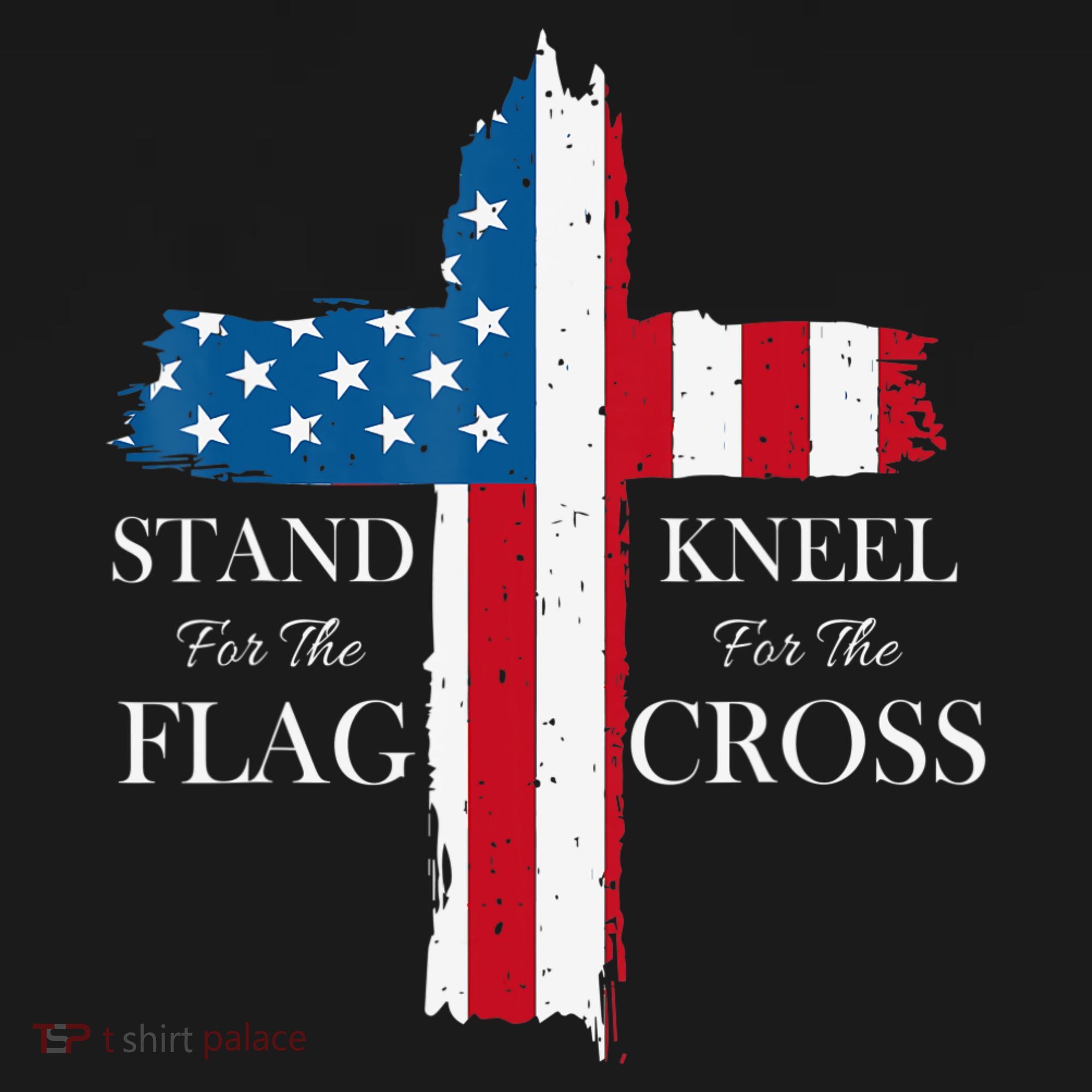 Stand For The Flag Kneel For The Cross Mousepad