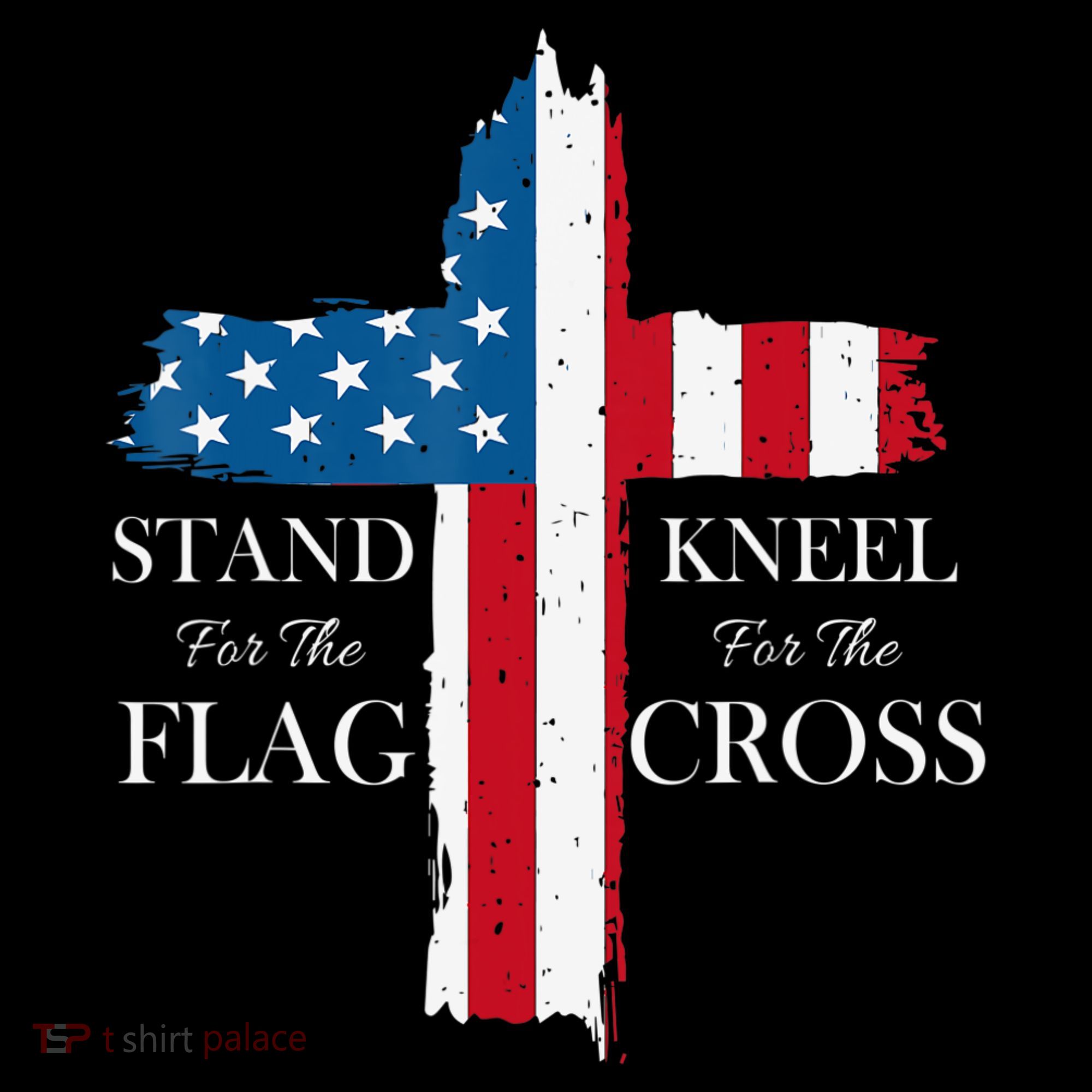 Stand For The Flag Kneel For The Cross Women's Tank Top