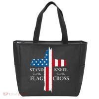 Stand For The Flag Kneel For The Cross Tote Bag thumb 0