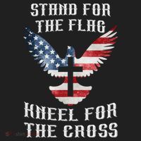 Stand For The Flag Kneel For The Cross Cute Gift Women's Sweatshirt thumb 2