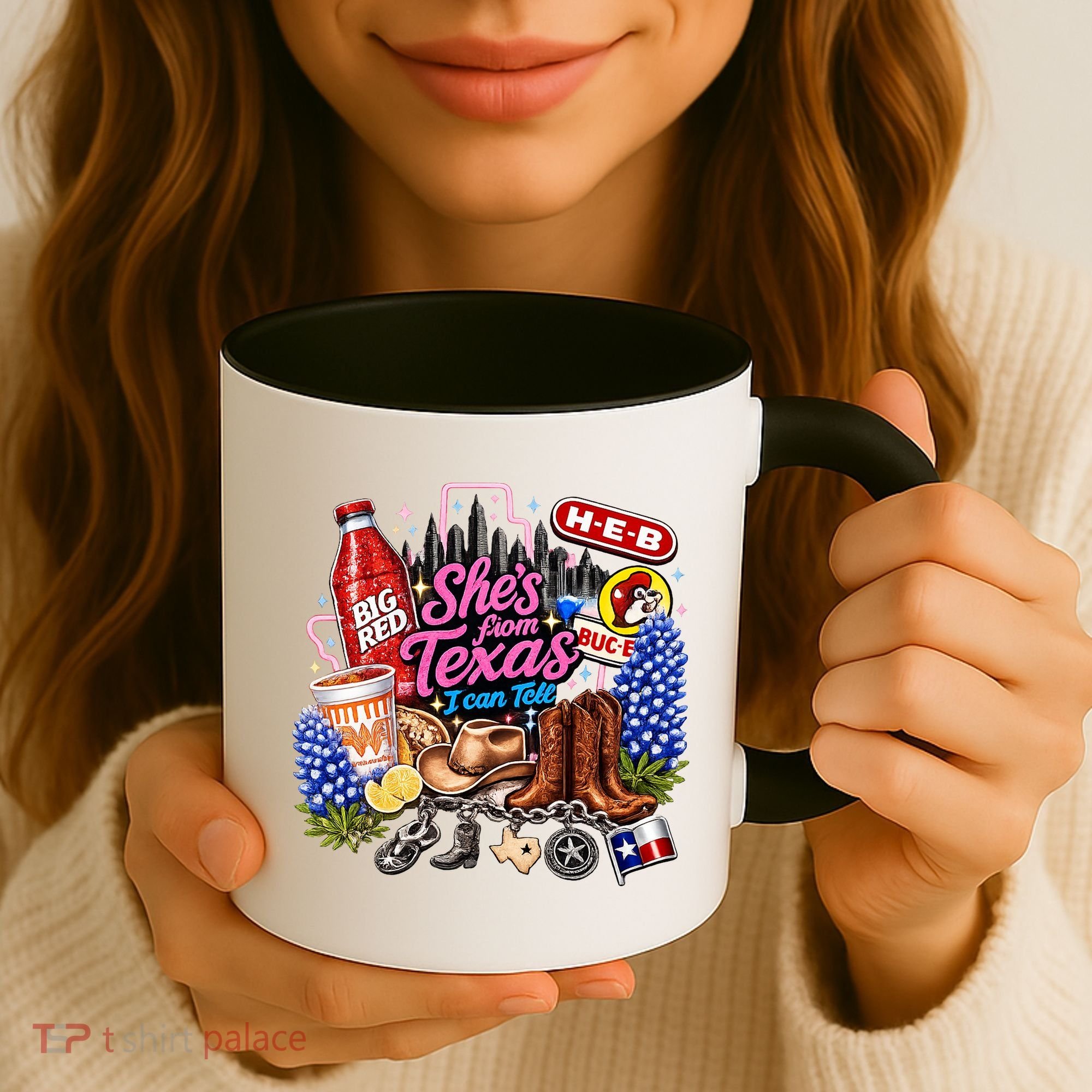 Shes From Texas I Can Tell State Pride Coffee Mug
