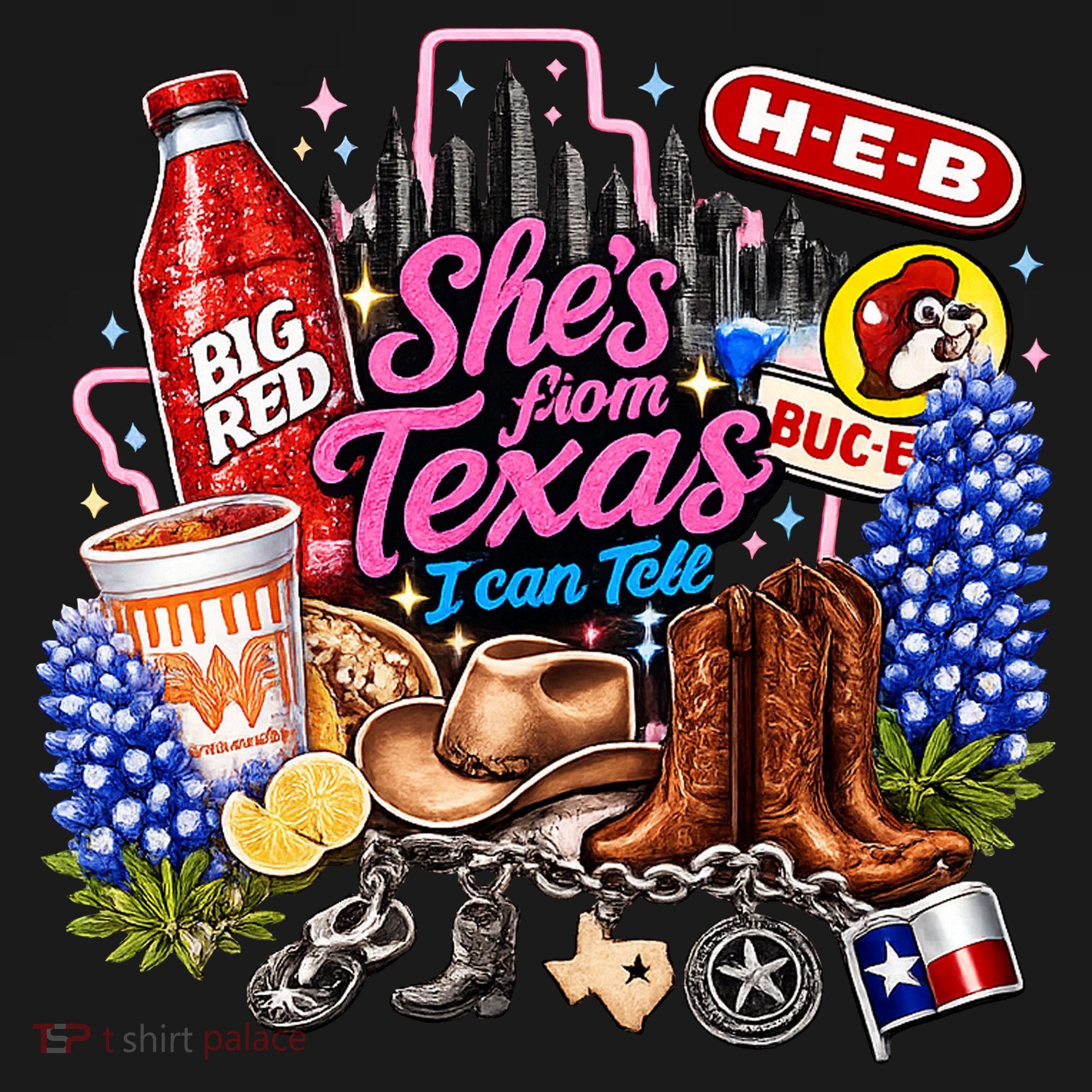 Shes From Texas I Can Tell State Pride Polo