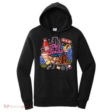 Shes From Texas I Can Tell State Pride Women's Hoodie