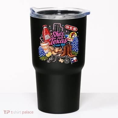 Shes From Texas I Can Tell State Pride Tumbler