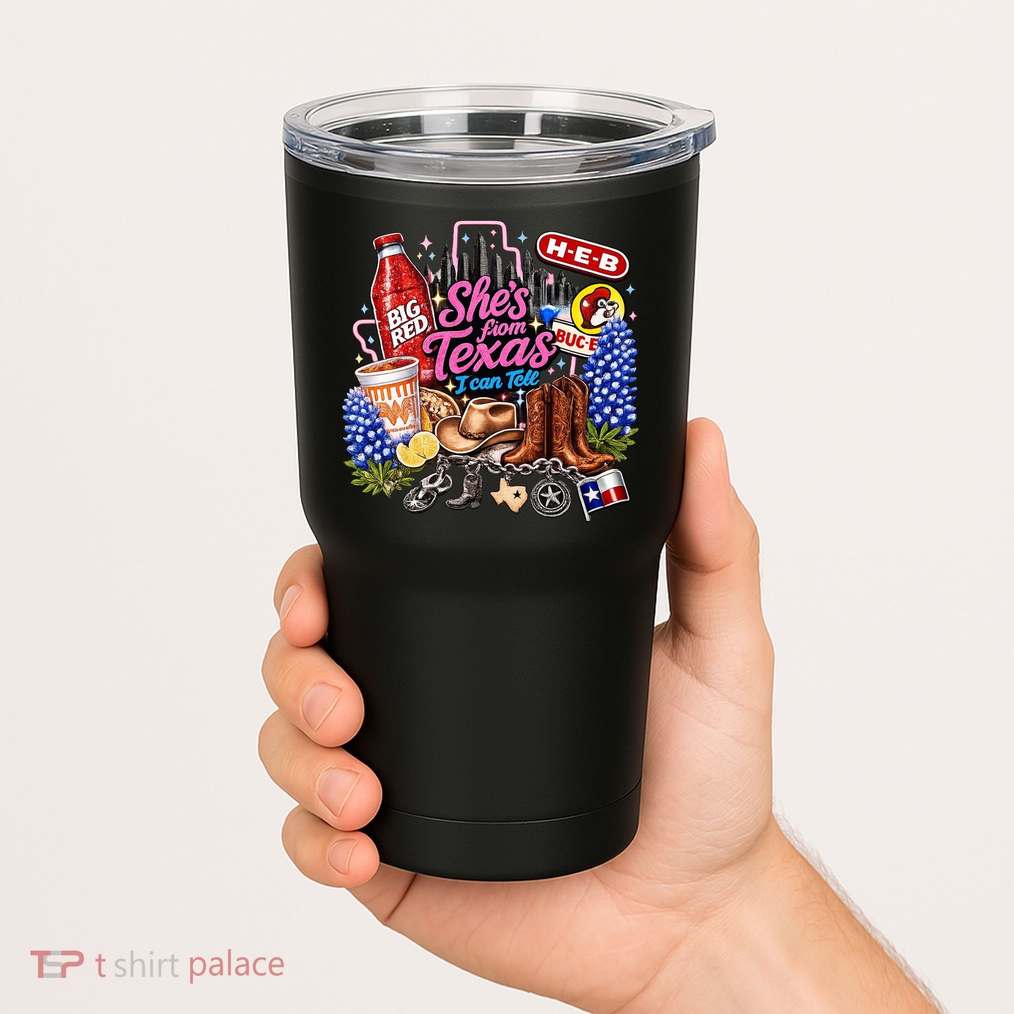 Shes From Texas I Can Tell State Pride Tumbler