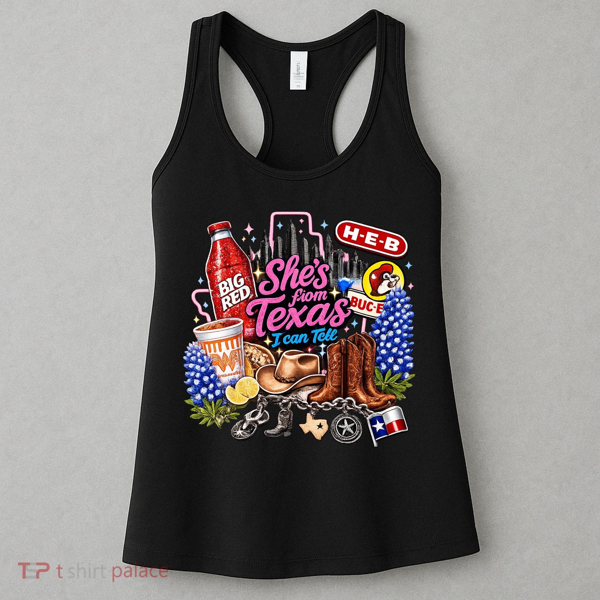 Shes From Texas I Can Tell State Pride Women's Tank Top