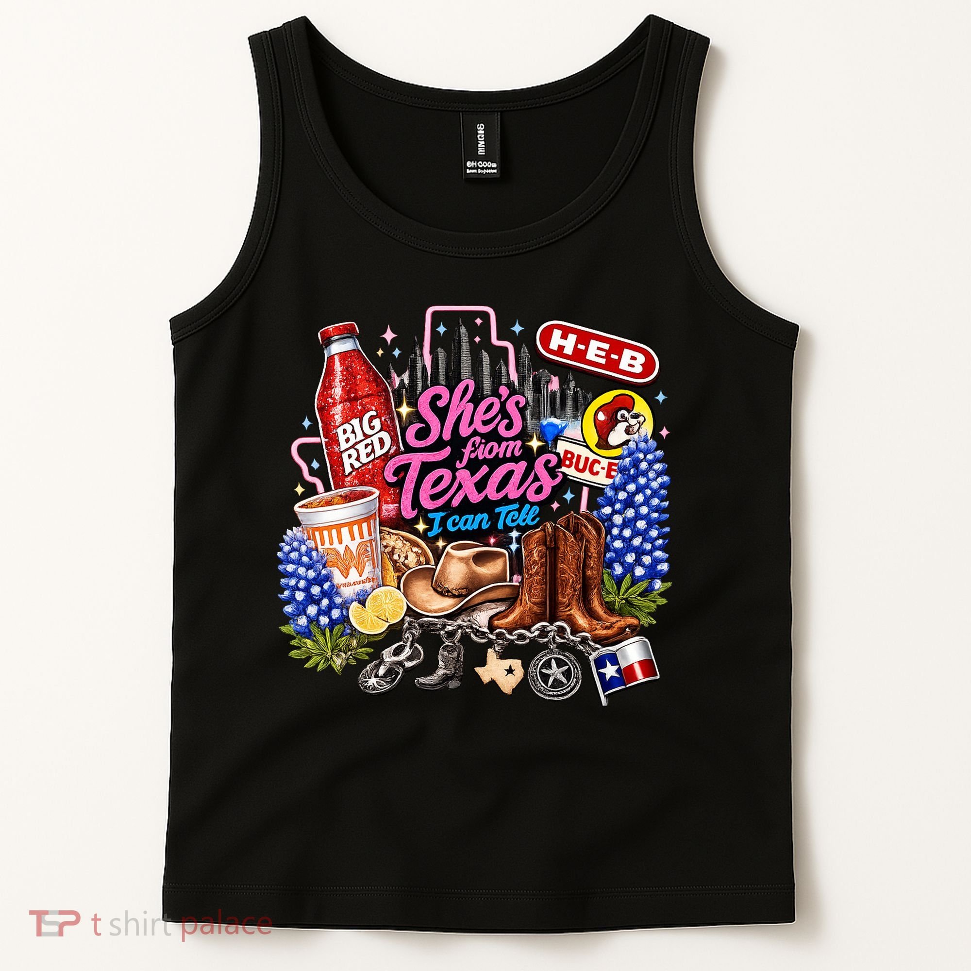Shes From Texas I Can Tell State Pride Tank Top