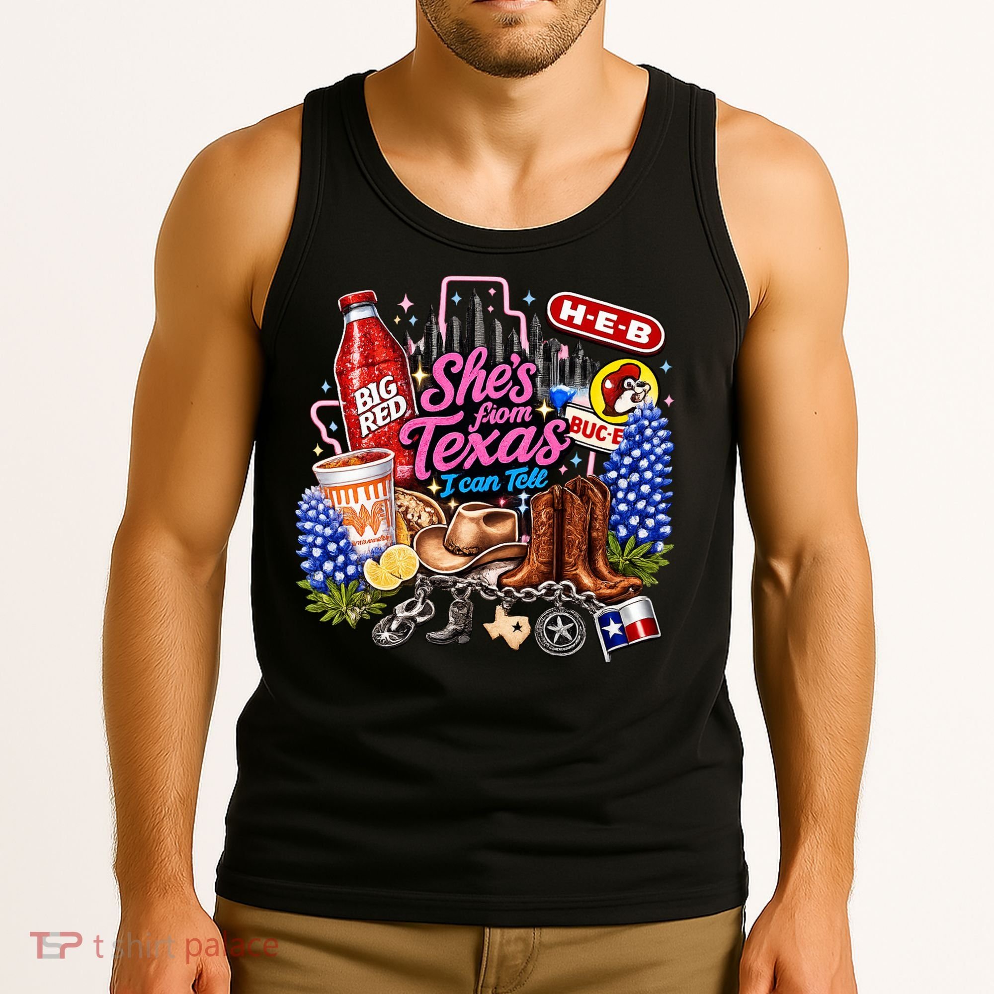 Shes From Texas I Can Tell State Pride Tank Top