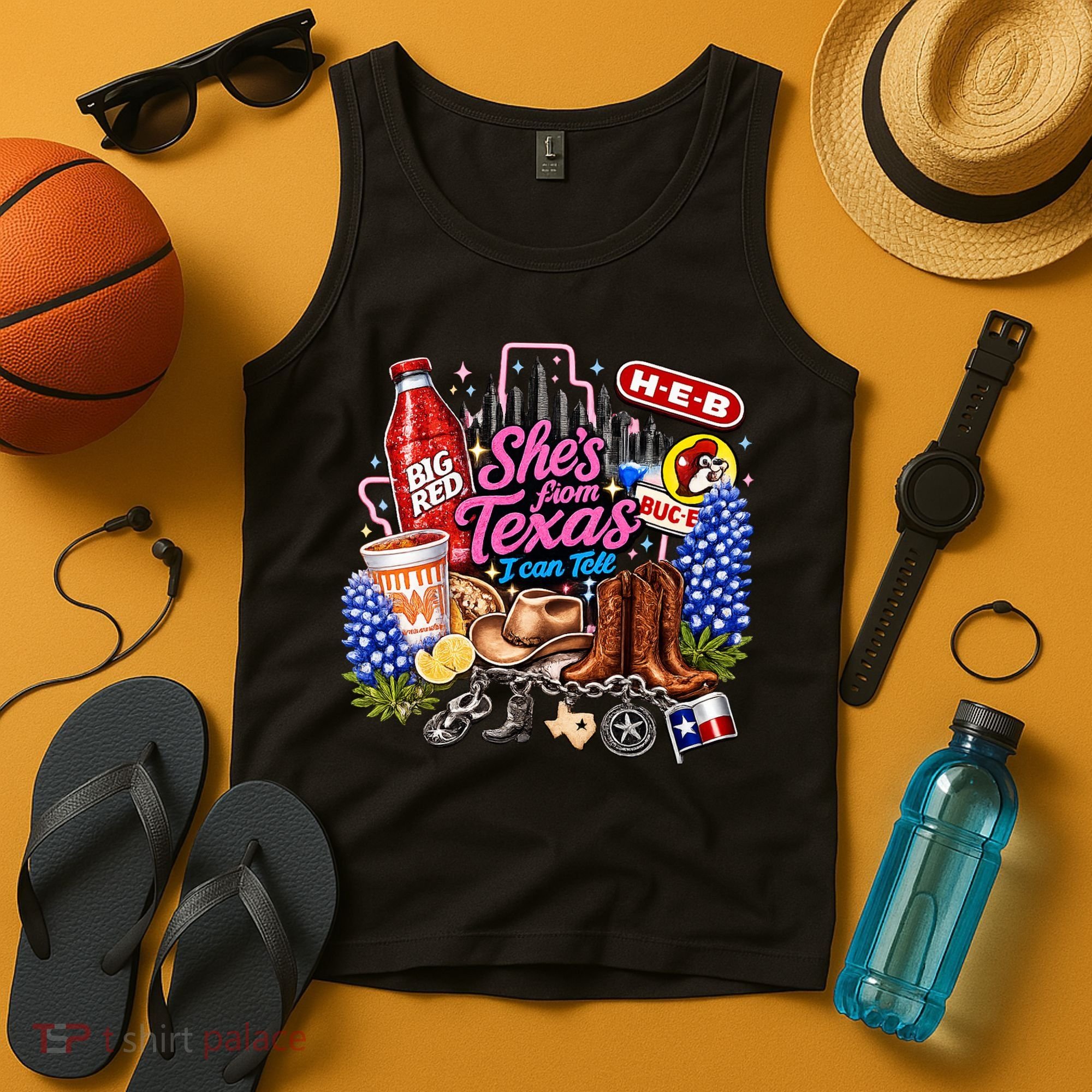 Shes From Texas I Can Tell State Pride Tank Top
