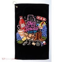 Shes From Texas I Can Tell State Pride Golf Towel thumb 0