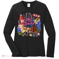 Shes From Texas I Can Tell State Pride Women's Long Sleeve Shirt thumb 0