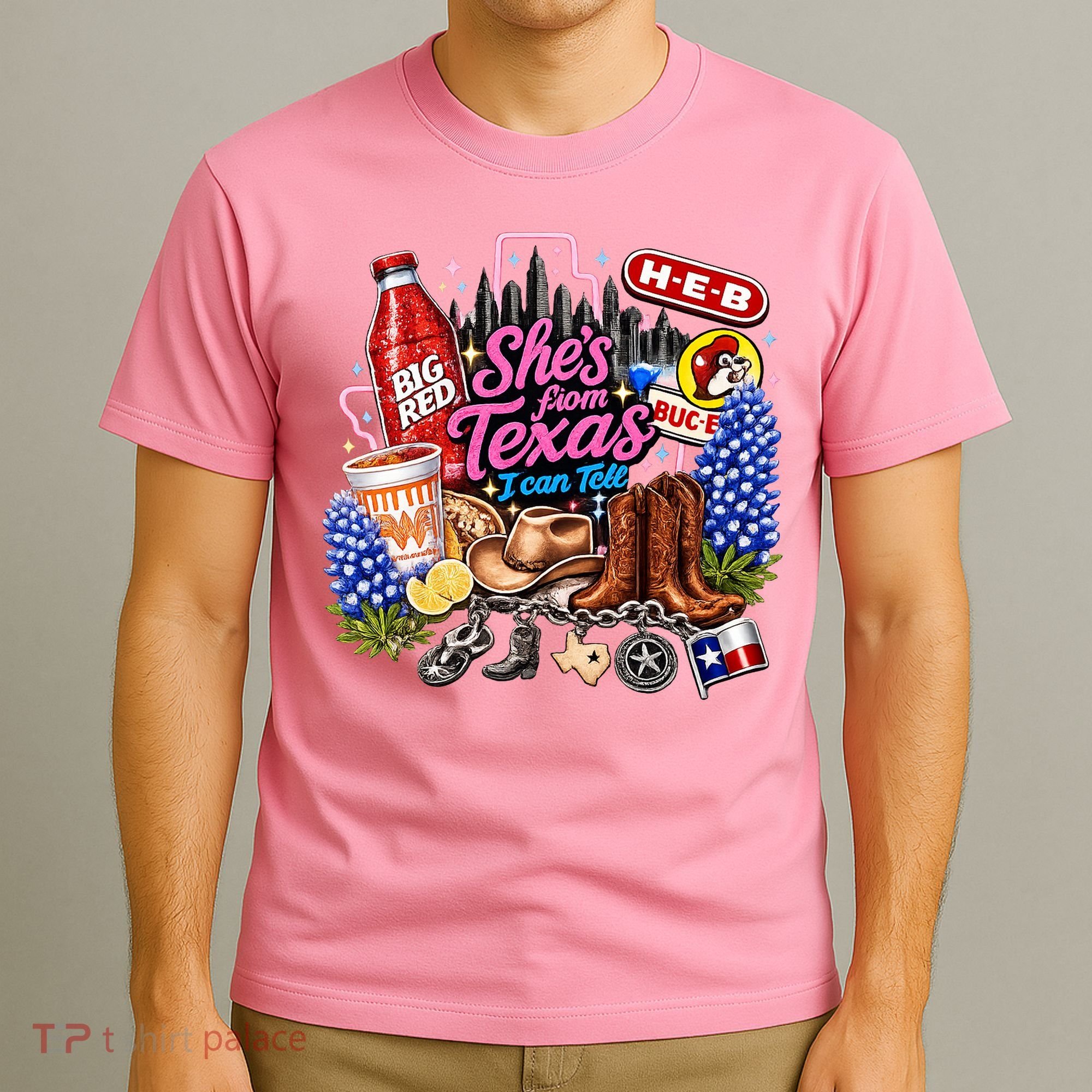 Shes From Texas I Can Tell State Pride T-Shirt