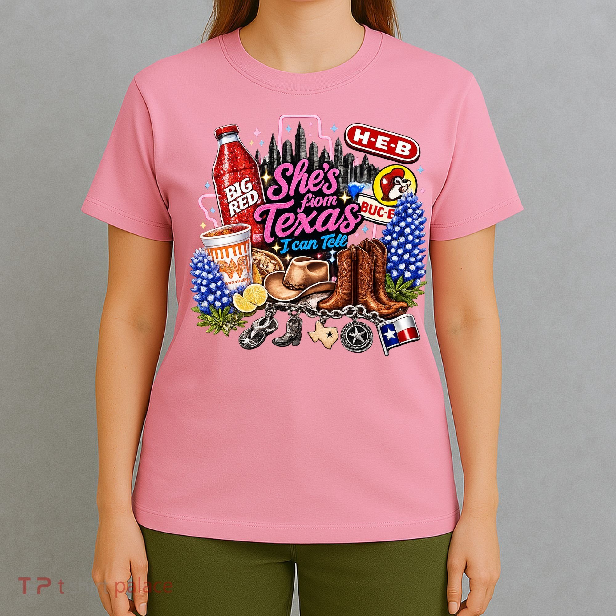 Shes From Texas I Can Tell State Pride T-Shirt