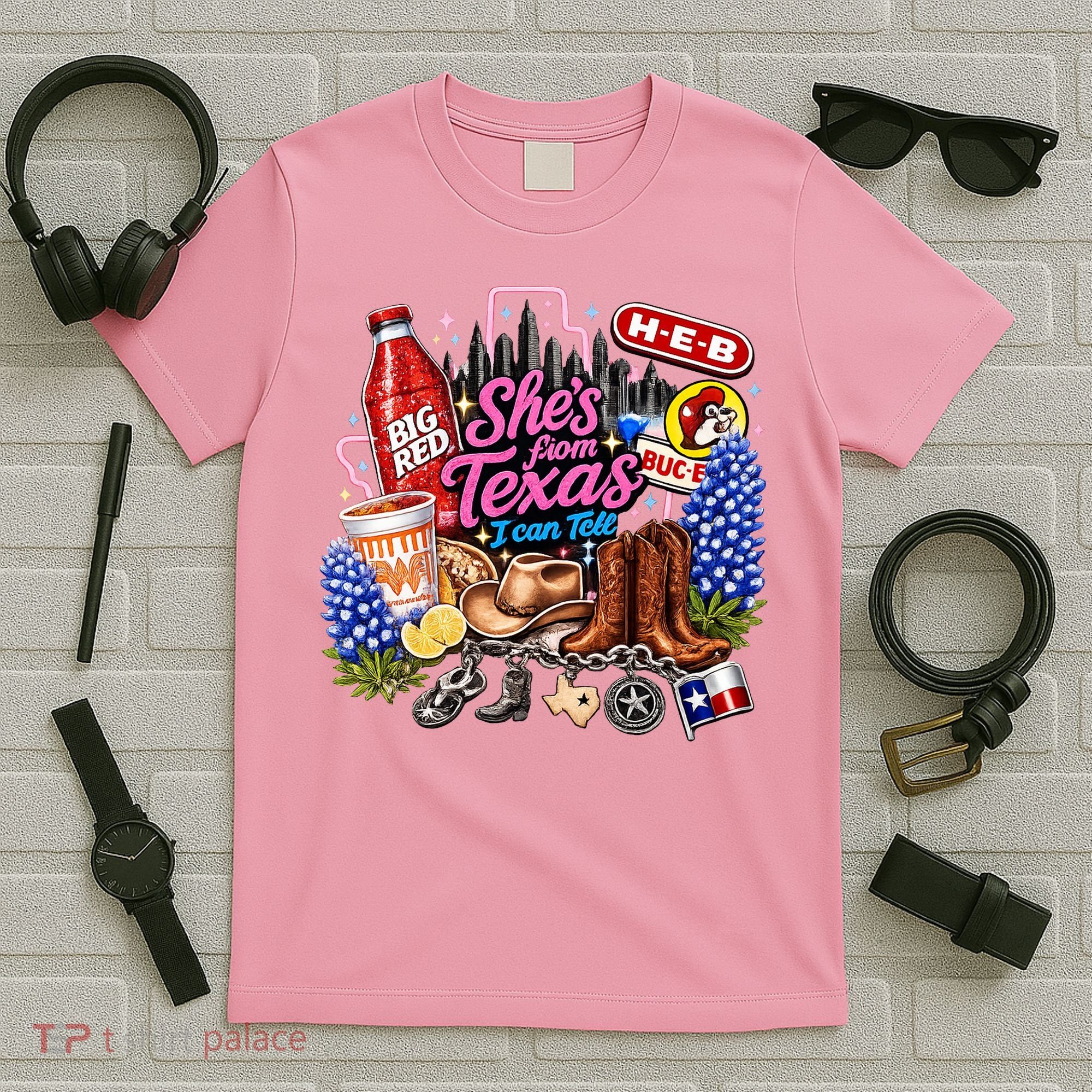 Shes From Texas I Can Tell State Pride T-Shirt