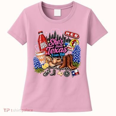 Shes From Texas I Can Tell State Pride Women's T-Shirt