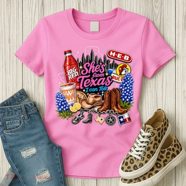 Shes From Texas I Can Tell State Pride Women's T-Shirt