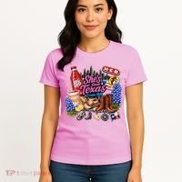 Shes From Texas I Can Tell State Pride Women's T-Shirt thumb 4