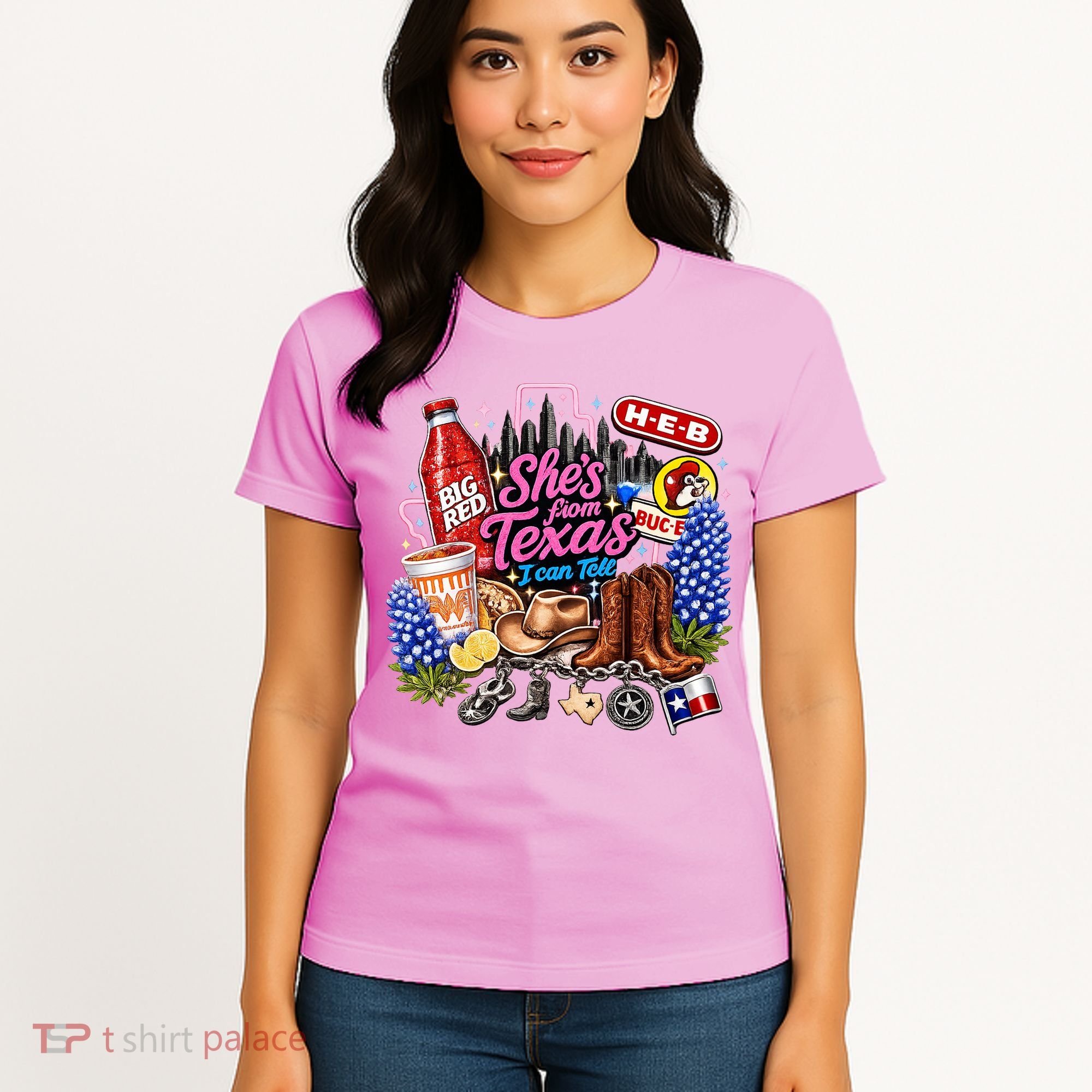 Shes From Texas I Can Tell State Pride Women's T-Shirt