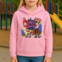 Shes From Texas I Can Tell State Pride Kids Hoodie thumb 3