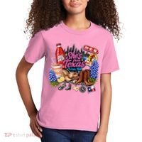 Shes From Texas I Can Tell State Pride Kids T-Shirt thumb 2