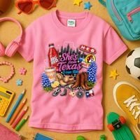 Shes From Texas I Can Tell State Pride Kids T-Shirt thumb 3