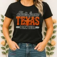 She's From Texas I Can Tell Women's T-Shirt thumb 2