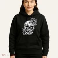 Skull Flower Tattoo Hoodie thumb 5