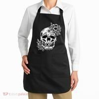 Skull Flower Tattoo Apron thumb 2