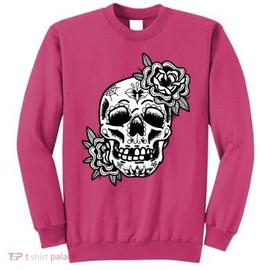 Skull Flower Tattoo Sweatshirt
