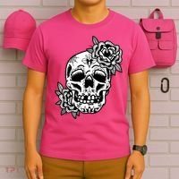 Skull Flower Tattoo T-Shirt thumb 6