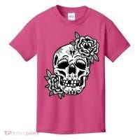 Skull Flower Tattoo Kids T-Shirt thumb 0