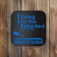 Swing For The Retarded Coaster thumb 0