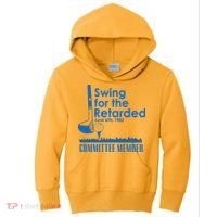 Swing For The Retarded Kids Hoodie thumb 0