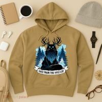 Safe From The Yule Cat Christmas Icelandic Iceland Folklore Hoodie thumb 3