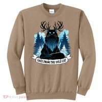 Safe From The Yule Cat Christmas Icelandic Iceland Folklore Sweatshirt thumb 0