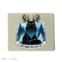 Safe From The Yule Cat Christmas Icelandic Iceland Folklore Mousepad thumb 0