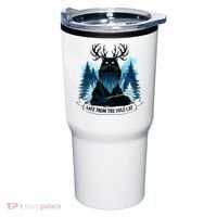 Safe From The Yule Cat Christmas Icelandic Iceland Folklore Tumbler thumb 0