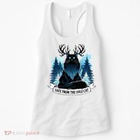 Safe From The Yule Cat Christmas Icelandic Iceland Folklore Women's Tank Top thumb 0